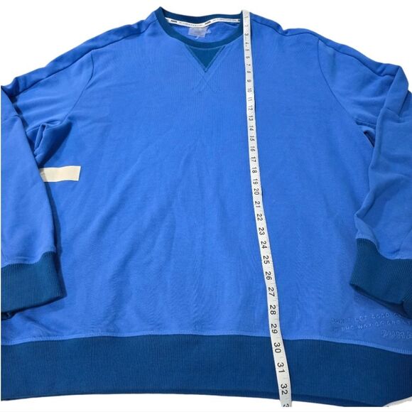 PUMA NWOT Men's Sweatshirt Crewneck Blue Cotton XL - Picture 9 of 10